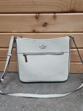 kate spade  Pebbled Leather Crossbody with Front Zip